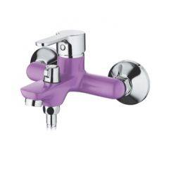 Смеситель для ванны Accoona A6367S фиолетовый в Чебаркуле - chebarkul.mebel24.online | фото 1
