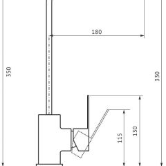 Смеситель MS-012 в Чебаркуле - chebarkul.mebel24.online | фото 2