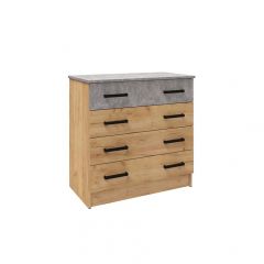 Спальня Асти Комод (Дуб крафт золотой) в Чебаркуле - chebarkul.mebel24.online | фото