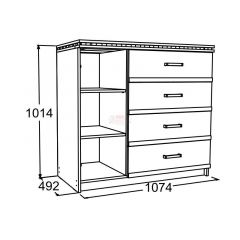 Спальный гарнитур Ольга-13 (модульный) в Чебаркуле - chebarkul.mebel24.online | фото 14