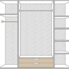 Спальный гарнитур Ольга (модульная) беж/золото в Чебаркуле - chebarkul.mebel24.online | фото 5