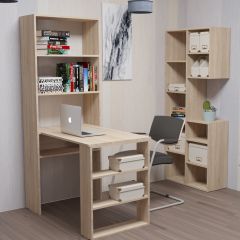 Стеллаж Элемент-1 (дуб сонома) в Чебаркуле - chebarkul.mebel24.online | фото 6