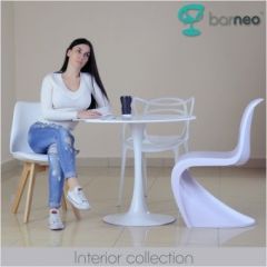 Стул Barneo N-221 Masters, белый в Чебаркуле - chebarkul.mebel24.online | фото 3