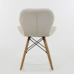 Стул Barneo N-42 Perfecto PU белый в Чебаркуле - chebarkul.mebel24.online | фото 4