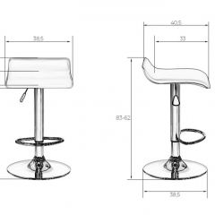 Стул барный DOBRIN TOMMY LM-3013 (черный) в Чебаркуле - chebarkul.mebel24.online | фото