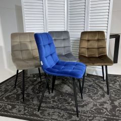 Стул CHILLI G062-13 кварцевый, велюр М-City в Чебаркуле - chebarkul.mebel24.online | фото 5