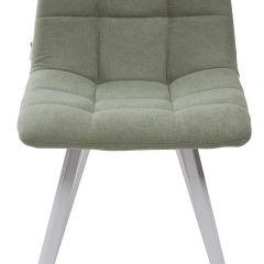 Стул CHILLI SQUARE UF860-11B мятный, ткань/ белый каркас М-City в Чебаркуле - chebarkul.mebel24.online | фото 3
