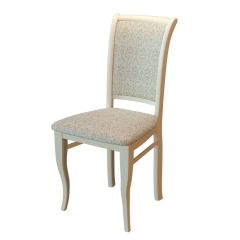 Стул М15 (жаккард №40) массив слоновая кость (2 шт.) в Чебаркуле - chebarkul.mebel24.online | фото
