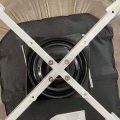 Стул MAVERICK 360 град. поворот. BLUVEL-40 BEIGE/ белый каркас, М-City в Чебаркуле - chebarkul.mebel24.online | фото 5