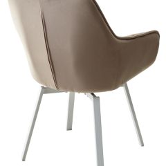 Стул MAVERICK 360 град. поворот. BLUVEL-40 BEIGE/ белый каркас, М-City в Чебаркуле - chebarkul.mebel24.online | фото 9