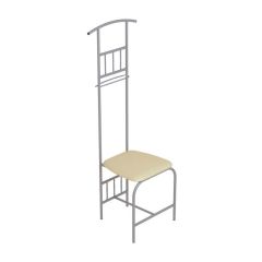 Стул-вешало См13 Экокожа жемчужный в Чебаркуле - chebarkul.mebel24.online | фото