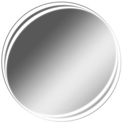 Зеркало Берг 700х700 с подсветкой Домино (GL7055Z) в Чебаркуле - chebarkul.mebel24.online | фото