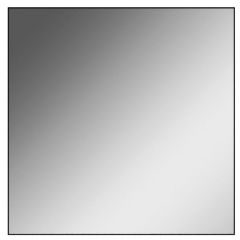 Зеркало Corsica 500х500 black без подсветки Sansa (SB1063Z) в Чебаркуле - chebarkul.mebel24.online | фото 1