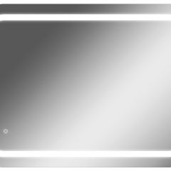 Зеркало Elis 100 white с подсветкой Sansa (SEe1045Z) в Чебаркуле - chebarkul.mebel24.online | фото