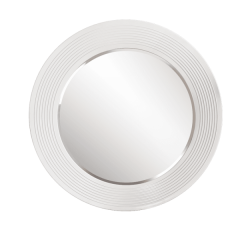 Зеркало круглое белый (РМ/02(S) в Чебаркуле - chebarkul.mebel24.online | фото 1