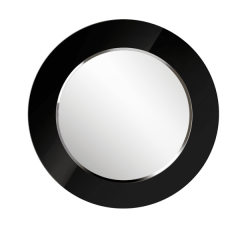 Зеркало круглое черный (РМ/02) в Чебаркуле - chebarkul.mebel24.online | фото