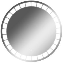 Зеркало Маскат 700х700 с подсветкой Домино (GL7057Z) в Чебаркуле - chebarkul.mebel24.online | фото