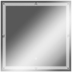 Зеркало Паликир 700х700 с подсветкой Домино (GL7051Z) в Чебаркуле - chebarkul.mebel24.online | фото