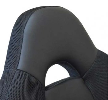Кресло офисное BRABIX PREMIUM "Ultimate EX-801" хром, плотная двойная сетка Х2, черное/серое, 532918 в Чебаркуле - chebarkul.mebel24.online | фото 8
