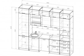 АНТИКА Кухонный гарнитур Экстра 5 (3000 мм) в Чебаркуле - chebarkul.mebel24.online | фото 2