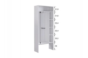 БАСКО Прихожая К11 (кашемир) в Чебаркуле - chebarkul.mebel24.online | фото 6