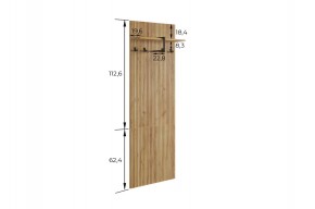 БОДРУМ Прихожая (модульная) дуб крафт золотой в Чебаркуле - chebarkul.mebel24.online | фото 2