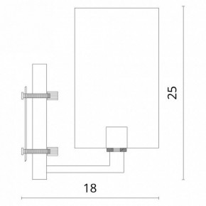Бра Divinare Porta 5933/01 AP-1 в Чебаркуле - chebarkul.mebel24.online | фото 3