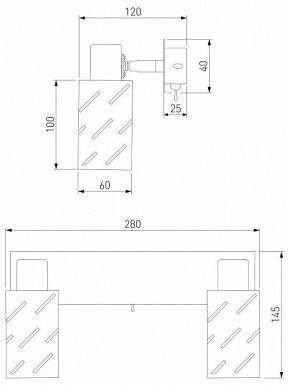 Бра Eurosvet Fente 20090/2 белый/хром в Чебаркуле - chebarkul.mebel24.online | фото 5