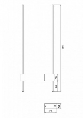 Бра Maytoni Pars C070WL-L6GB3K в Чебаркуле - chebarkul.mebel24.online | фото 3