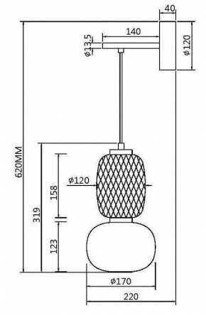 Бра Maytoni Pattern MOD267WL-L18G3K в Чебаркуле - chebarkul.mebel24.online | фото 4