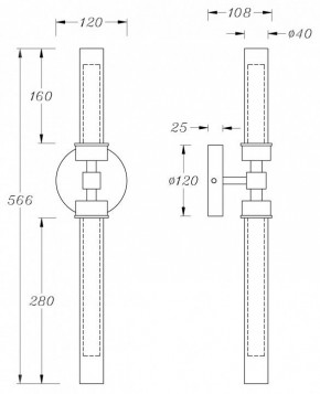 Бра Maytoni Stelo MOD116WL-L7BS3K в Чебаркуле - chebarkul.mebel24.online | фото 3