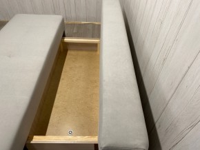Диван Комфорт-1 (НПБ) велюр Luma 13 св.серый в Чебаркуле - chebarkul.mebel24.online | фото 6