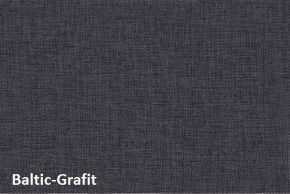 Диван-кровать Комфорт ЛАЙТ без подлокотников  (2 подушки) BALTIC Grafit в Чебаркуле - chebarkul.mebel24.online | фото 3