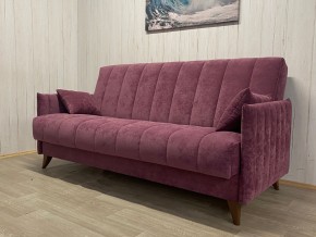 Диван Престиж-3 (НПБ) велюр Sensey grape в Чебаркуле - chebarkul.mebel24.online | фото 2