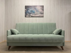 Диван Престиж-3 (НПБ) велюр Sensey mist green в Чебаркуле - chebarkul.mebel24.online | фото