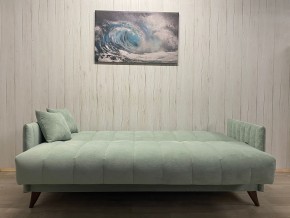 Диван Престиж-3 (НПБ) велюр Sensey mist green в Чебаркуле - chebarkul.mebel24.online | фото 3
