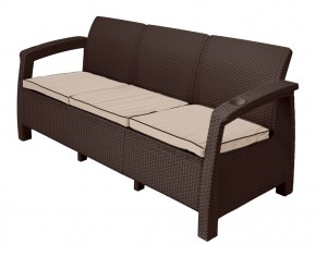 Диван Yalta Sofa 3 Set (Ялта) шоколадный в Чебаркуле - chebarkul.mebel24.online | фото