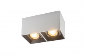 DK3035-WB Светильник накладной IP 20, 10 Вт, GU5.3, LED, белый/черный, пластик в Чебаркуле - chebarkul.mebel24.online | фото 1