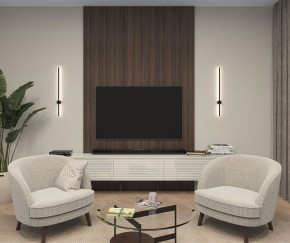 DK5012-BK Бра 800 мм, 3000К, IP20, 7 Вт, черный, алюминий в Чебаркуле - chebarkul.mebel24.online | фото 3