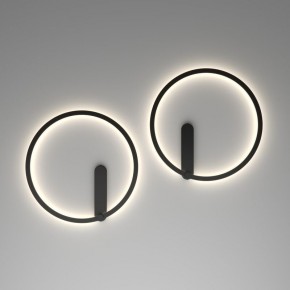 DK5035-BK Бра ROUND со светодиодом, IP20, 24W, 3000/4000/6500K, черный, алюминий в Чебаркуле - chebarkul.mebel24.online | фото 6
