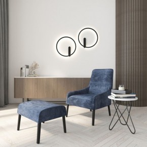 DK5035-BK Бра ROUND со светодиодом, IP20, 24W, 3000/4000/6500K, черный, алюминий в Чебаркуле - chebarkul.mebel24.online | фото 8