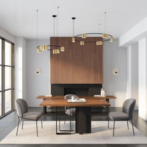DK5060-BK+SG Бра ORBIT, IP20, 3000К, LED, 10 Вт, черный + сатинированное золото, алюминий в Чебаркуле - chebarkul.mebel24.online | фото 6