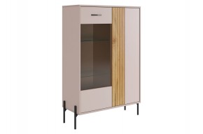 ДОМИНИКА Комод (со стеклом) в Чебаркуле - chebarkul.mebel24.online | фото