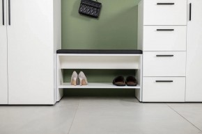 ЭЙР прихожая (модульная) Белый Шагрень в Чебаркуле - chebarkul.mebel24.online | фото 23