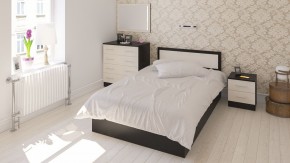 Фиеста Кровать 1200, цвет венге/дуб лоредо, ШхГхВ 123,5х203,5х80 см., сп.м. 1200х2000 мм., без матраса, основание есть в Чебаркуле - chebarkul.mebel24.online | фото 5