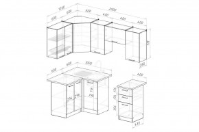 ГЛОРИЯ Кухонный гарнитур Оптима 5 (1200*2000 мм) в Чебаркуле - chebarkul.mebel24.online | фото 2