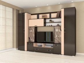 Гостиная Оскар-18-2 венге-дуб молочный в Чебаркуле - chebarkul.mebel24.online | фото