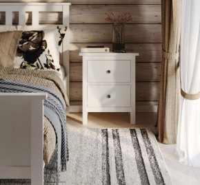 Комод 02 Кантри белый с двумя ящиками в Чебаркуле - chebarkul.mebel24.online | фото 4