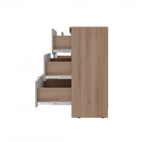 Комод Эмилия КМ-04 (Дуб смоки/Айриш (MF03)) в Чебаркуле - chebarkul.mebel24.online | фото 3