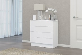 Комод Фаворит-3 (Белый текстурный) в Чебаркуле - chebarkul.mebel24.online | фото